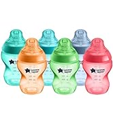 Tommee Tippee Closer to Nature Baby Bottles, Slow-Flow Breast-Like Teat with Anti-Colic Valve, 26...