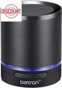 Betron A3 Mini Portable Bluetooth Speaker 10m Wireless Range Lightweight Compatible with iPhone iPad Mp3 Players
