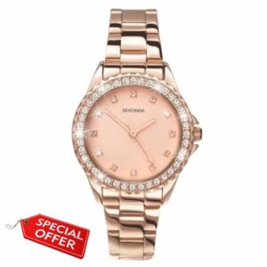 Sekonda Elizabeth Women's Quartz Watch 33mm with Stone Set Case