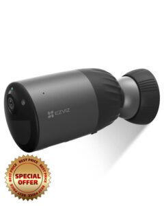EZVIZ eLife Battery Camera Outdoor Wireless 32GB Onboard Free Storage