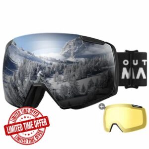 OutdoorMaster Heron Ski Goggles with 2 Lens