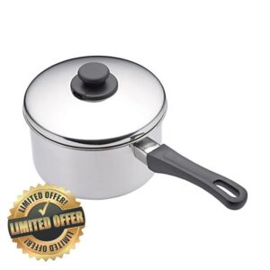 KitchenCraft Extra Deep Induction Saucepan with Lid