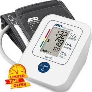 A&D Medical Blood Pressure Monitor BIHS Approved UK Blood Pressure Machine UA-611