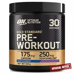 Optimum Nutrition Gold Standard Pre Workout Green Apple Flavoured Powder