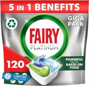Fairy Platinum All-In-One Dishwasher Tablets Bulk