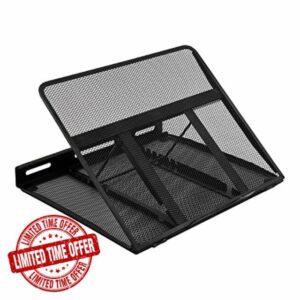 Amazon Basics Ventilated Adjustable Ergonomic Laptop Stand