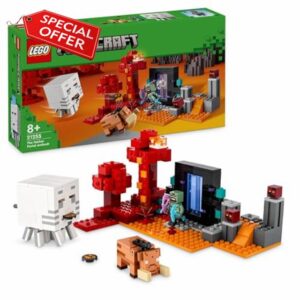 LEGO Minecraft The Nether Portal Ambush Adventure Set
