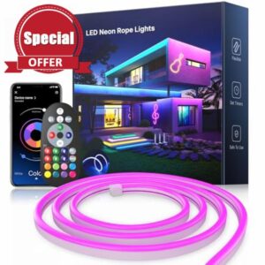 Mexllex Neon LED Strip Lights 5M