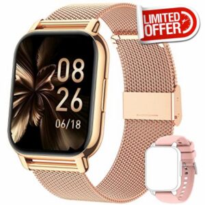 Popglory Smart Watch Women Men Answer/Make Calls
