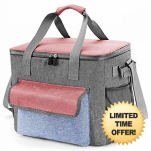 Large Insulated Cooler Bags Cool Bag for Lunch Picnic Camping Beach Tour BBQ…