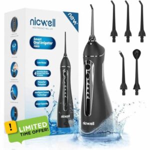 Water Flossers for Teeth Cordless - Nicwell Oral Irrigator Dental