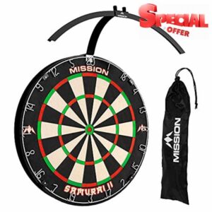 Mission Darts TOR100 Torus 100 | Dartboard LED Folding Portable Travel Lighting System