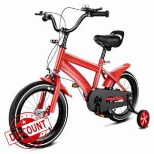 WAOBDLA Children's Bicycle Boys Girls Bicycle Children Bicycle Bike with Stabilisers