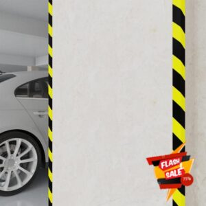 'vidaXL PU Corner Protectors in Yellow & Black - Durable