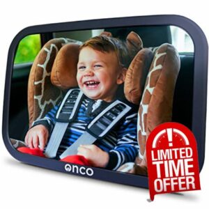Onco Baby Car Mirror for Back Seat - 2023 Award-Winning Baby Mirror for Car Back Seat