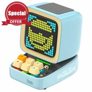 Divoom Ditoo Retro Pixel Art Bluetooth Speaker with Programmable RGB Led Screen
