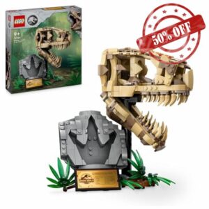LEGO Jurassic World Dinosaur Fossils: T. rex Skull Toy for 9 Plus Year Old Boys