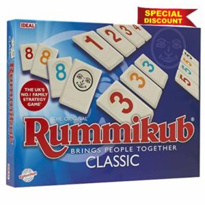 IDEAL | Rummikub Classic game: Brings people together | Family Strategy Games | For 2-4 Players | Ages 7+