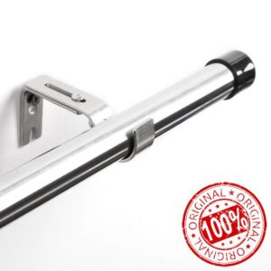 Deconovo 25mm Extendable Curtain Poles for Eyelet Curtains