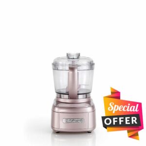 Cuisinart Style Collection Mini Prep Pro Mini Chopper And Food Processor | 900 ml Capacity | Vintage Rose | ECH4PU
