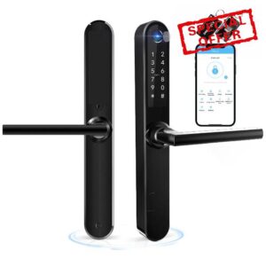 Ruveno Slim Smart Fingerprint Door Lock with Handles