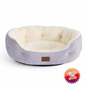 Bedsure Small Dog Bed Washable - Large Cat Beds for Indoor Cats and Puppy