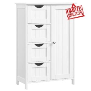 VASAGLE Bathroom Floor Storage Cabinet