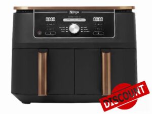 Ninja Foodi Dual Zone Air Fryer MAX + Tongs