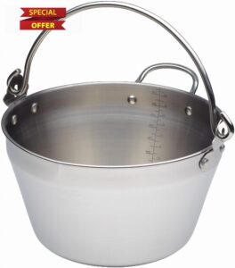 KitchenCraft Jam Pan for Induction Hob with Recipe in Gift Box