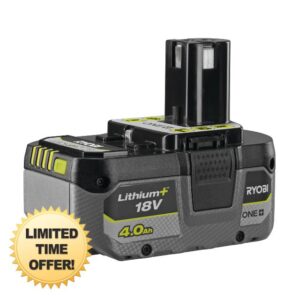 RYOBI RB1840X 18V One Plus Lithium Plus 4.0Ah Compact Battery