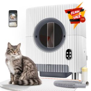Charmkit Self Cleaning Cat Litter Tray