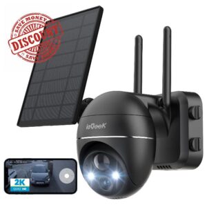 ieGeek 2K Wireless Solar Camera