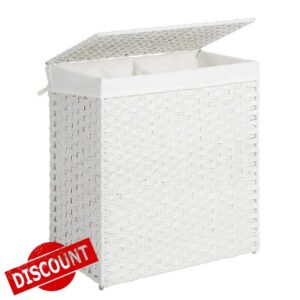 SONGMICS Laundry Basket with Lid