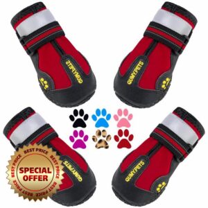 QUMY Dog Shoes for Large Dog