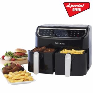 Salter EK4548 Dual Air Fryer - Double Drawer