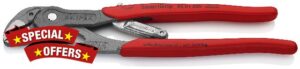 Knipex SmartGrip® Water Pump Pliers with automatic adjustment grey atramentized