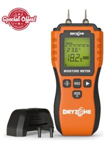 Dryzone Moisture Meter Detector – Damp Meter for Wood