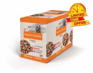 Natures Variety Dog Pouch Medium Adult Original Multipack Chicken/Beef/Turkey 8X300Gm