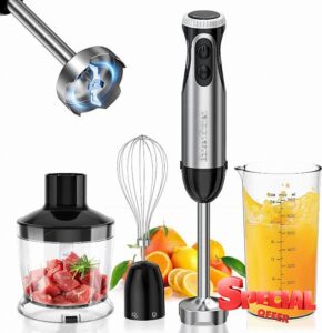 Bonsenkitchen Stainless Steel Hand Blender