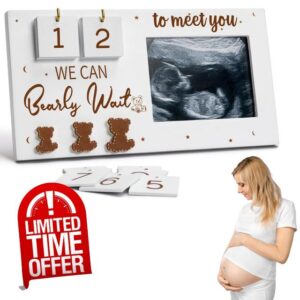 Baby Scan Photo Frames with Countdown Calendar