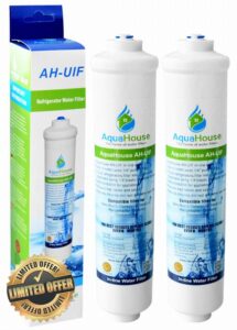 2X AquaHouse AH-UIF External Fridge Water Filter fits Samsung DA29-10105J & LG 5231JA2010B Fridge Freezers (Replaces External Filters only)