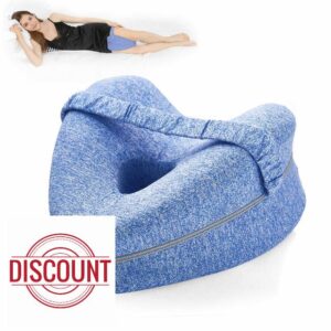BEAUTRIP Leg Pillow | Ergonomic Side Sleeping Pillows | Memory Foam Knee Pillow with Strap for Side Sleeper | Leg Support Cushion with Removable and Washable Cove