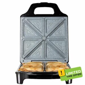 Tower T27021 4-Slice Deep Fill Sandwich Maker with Easy Clean