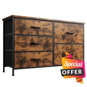 Nicehill Dresser for Bedroom with 5 Drawers