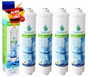 4X AquaHouse AH-UIF External Fridge Water Filter fits Samsung & Haier Fridge Freezer Models with External Filters only