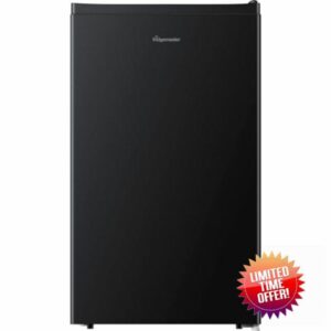 Fridgemaster MUR4894EB Fridge with Ice Box - Black - E Rated