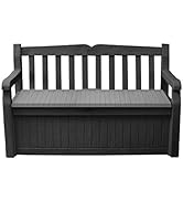 Keter Marvel+ 270L Outdoor 65% recycled Garden Furniture Storage Box Graphite Wood Panel Effect |...