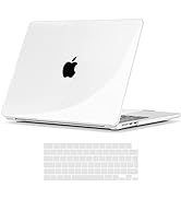 TECOOL Compatible with MacBook Air 13 inch Case Cover M1 A2337 A2179 A1932 Touch ID, 2020 2019 20...