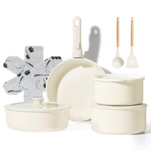 Kitchen Ceramic Cookware Set Detachable Handle