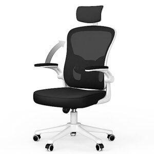 Ergonomic Chair with 90° Flip-Up Armrest